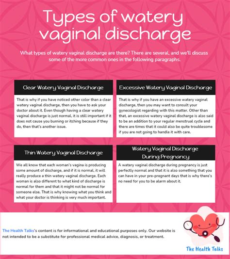 vag leak|Watery discharge: What does it mean, and why does。